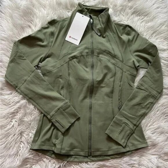 Lululemon Olive Green Define Jacket Size 8 - Picture 1 of 5